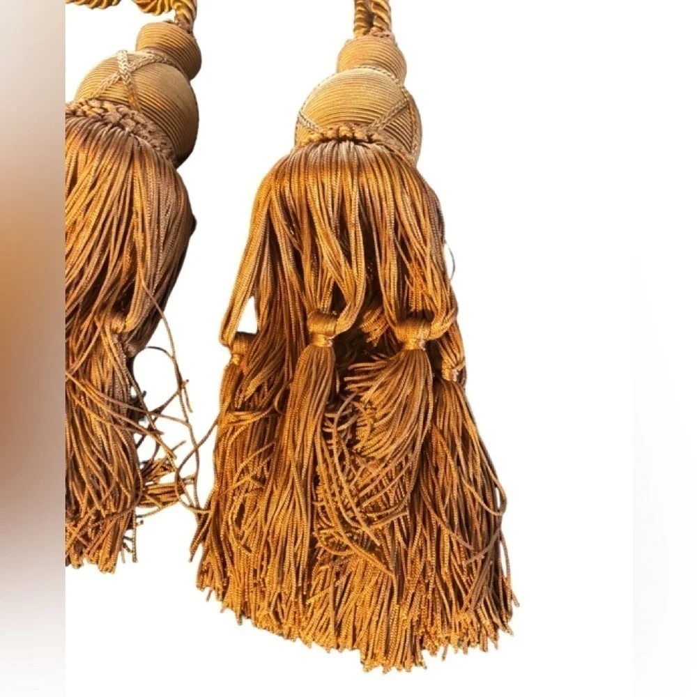 Moroccan Boho Style Drapery Tassels Braided Sconce Decor Versatile Decorating X2